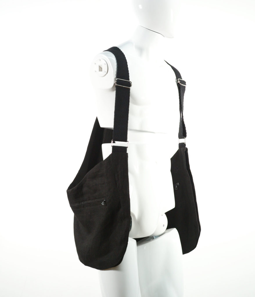 BLESS THE STAND UP COMEDY DEMIMOORE BAG BLACK LINEN