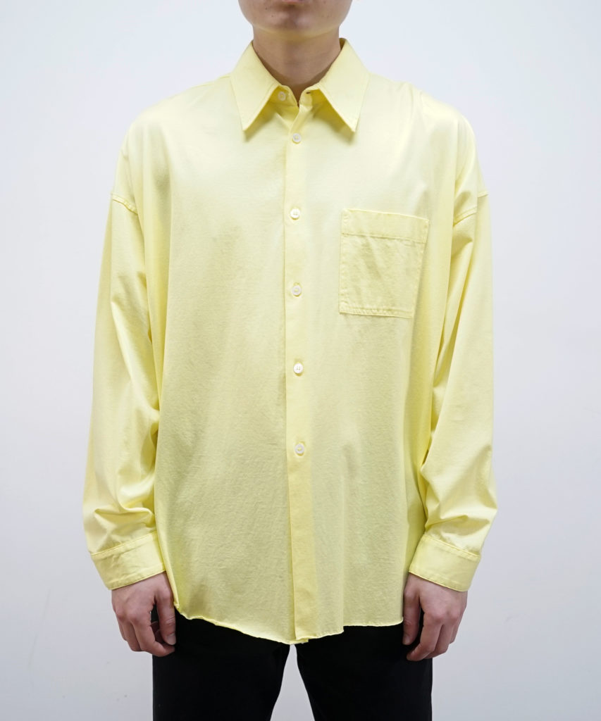 MARNI LIGHTWEIGHT JERSEY SHIRT YELLOW
